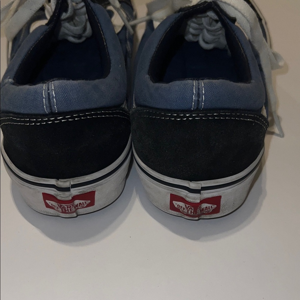 Mens Navy and Black Sneakers - Picture 6 of 9